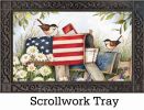 Indoor & Outdoor Patriotic Mailbox MatMate Doormat - 18x30