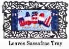 Patriotic Popsicles Sassafras Mat - 10 x 22 Insert Doormat