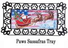 Patriotic Santa Sassafras Mat - 10 x 22 Insert Doormat