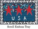 Patriotic Star Indoor & Outdoor MatMate Doormat - 18x30