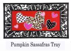 Sassafras Patterned Hearts Switch Doormat - 10 x 22 Insert