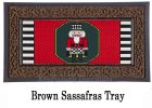 Patterned Nutcracker Sassafras Mat - 10 x 22 Insert Doormat