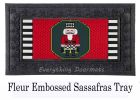 Patterned Nutcracker Sassafras Mat - 10 x 22 Insert Doormat