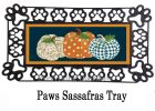 Patterned Pumpkins Sassafras Mat - 10 x 22 Insert Doormat