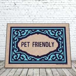 Pet Friendly Doormat - Funny 19 x 30
