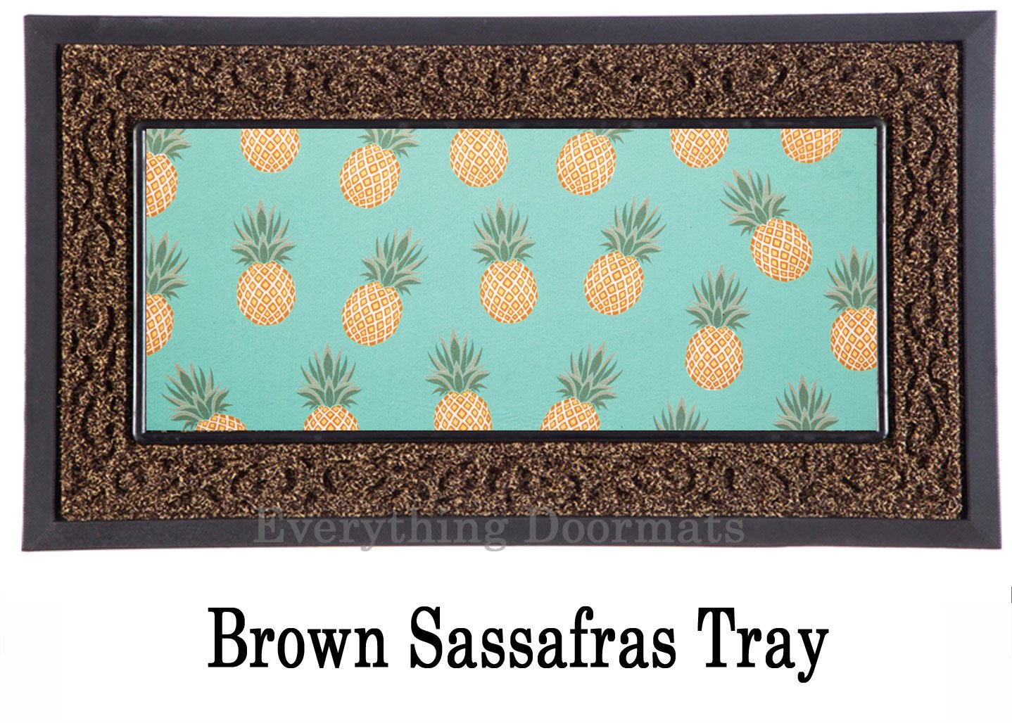 Sassafras Pineapples Mat 10 x 22 Insert Doormat