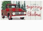 Plaid Christmas Truck Sassafras Mat - 10 x 22 Insert Doormat