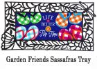 Plaid Flip Flops Sassafras Mat - 10 x 22 Insert Doormat