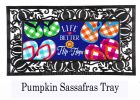 Plaid Flip Flops Sassafras Mat - 10 x 22 Insert Doormat