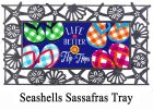 Plaid Flip Flops Sassafras Mat - 10 x 22 Insert Doormat