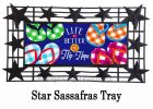 Plaid Flip Flops Sassafras Mat - 10 x 22 Insert Doormat