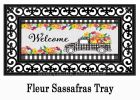 Plaid Truck Floral Sassafras Mat - 10x22 Insert Doormat