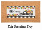 Plaid Truck Floral Sassafras Mat - 10x22 Insert Doormat