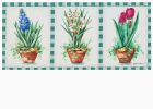 Potted Spring Plants Sassafras Mat - 10 x 22 Insert Doormat