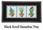 Potted Spring Plants Sassafras Mat - 10 x 22 Insert Doormat