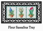 Potted Spring Plants Sassafras Mat - 10 x 22 Insert Doormat