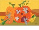 Indoor & Outdoor Pumpkin Critters MatMate Doormat - 18x30