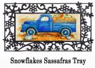 Pumpkin Farm Truck Sassafras Mat - 10 x 22 Insert Doormat