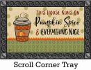 Pumpkin Spice Indoor & Outdoor MatMates Insert - Doormat 18" x 30"