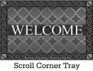 Quaterefoil Welcome Indoor & Outdoor MatMate Doormat - 18x30
