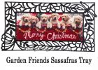 Sassafras Red Truck with Puppies Mat - 10 x 22 Insert Doormat