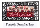 Sassafras Red Truck with Puppies Mat - 10 x 22 Insert Doormat