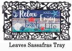 Relax at the Beach Sassafras Mat - 10 x 22 Insert Doormat