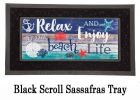 Relax at the Beach Sassafras Mat - 10 x 22 Insert Doormat