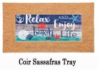 Relax at the Beach Sassafras Mat - 10 x 22 Insert Doormat