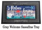 Relax at the Beach Sassafras Mat - 10 x 22 Insert Doormat