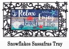 Relax at the Beach Sassafras Mat - 10 x 22 Insert Doormat