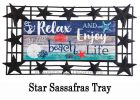 Relax at the Beach Sassafras Mat - 10 x 22 Insert Doormat