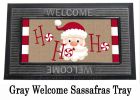 Sassafras Santa Ho Ho Ho Switch Insert Doormat - 10 x 22