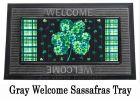 Shamrock Flowers Sassafras Switch Mat - 10 x 22 Insert Doormat