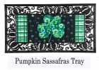 Shamrock Flowers Sassafras Switch Mat - 10 x 22 Insert Doormat