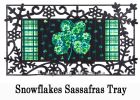 Shamrock Flowers Sassafras Switch Mat - 10 x 22 Insert Doormat