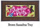 Slumber Party Sassafras Mat - 10 x 22 Insert Doormat