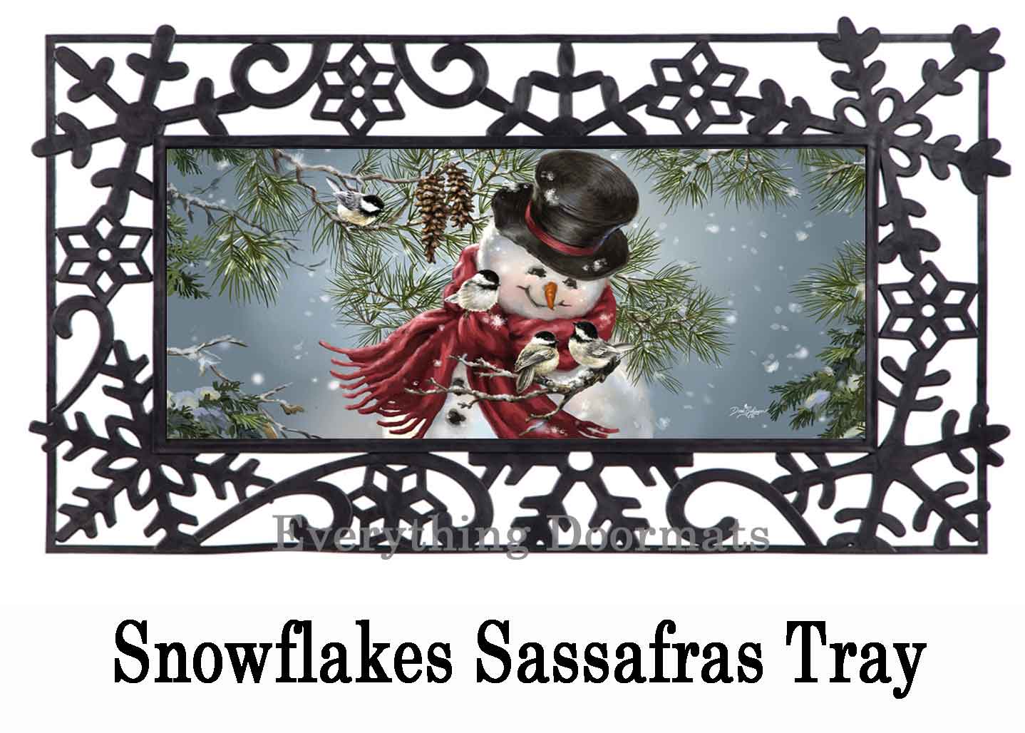Snowman Snuggles Sassafras Switch Mat 
