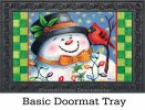 Indoor & Outdoor Snowman's Friend Insert Doormat - 18" x 30"