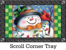 Indoor & Outdoor Snowman's Friend Insert Doormat - 18" x 30"