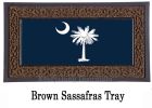 South Carolina Palmetto Sassafras Mat - 10 x 22 Insert Doormat