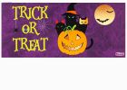 Spooky Trick or Treat Sassafras Mat - 10 x 22 Insert Doormat