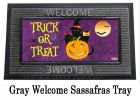Spooky Trick or Treat Sassafras Mat - 10 x 22 Insert Doormat