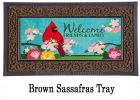 Spring Cardinal Sassafras Mat - 10 x 22 Insert Doormat