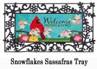 Spring Cardinal Sassafras Mat - 10 x 22 Insert Doormat