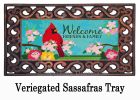 Spring Cardinal Sassafras Mat - 10 x 22 Insert Doormat