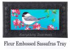 Spring Chickadee Sassafras Mat - 10 x 22 Insert Doormat