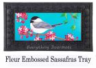 Spring Chickadee Sassafras Mat - 10 x 22 Insert Doormat