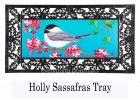 Spring Chickadee Sassafras Mat - 10 x 22 Insert Doormat