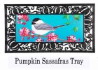 Spring Chickadee Sassafras Mat - 10 x 22 Insert Doormat